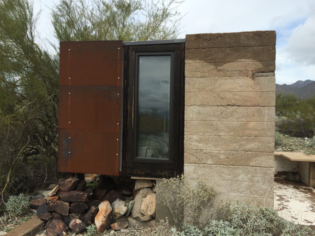 A modern update on a small miner's cabin.